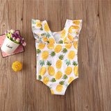 Colorful Printed Sleeve One - Piece Swimsuit for Kids - Sizes 6M to 5Y - Aqova