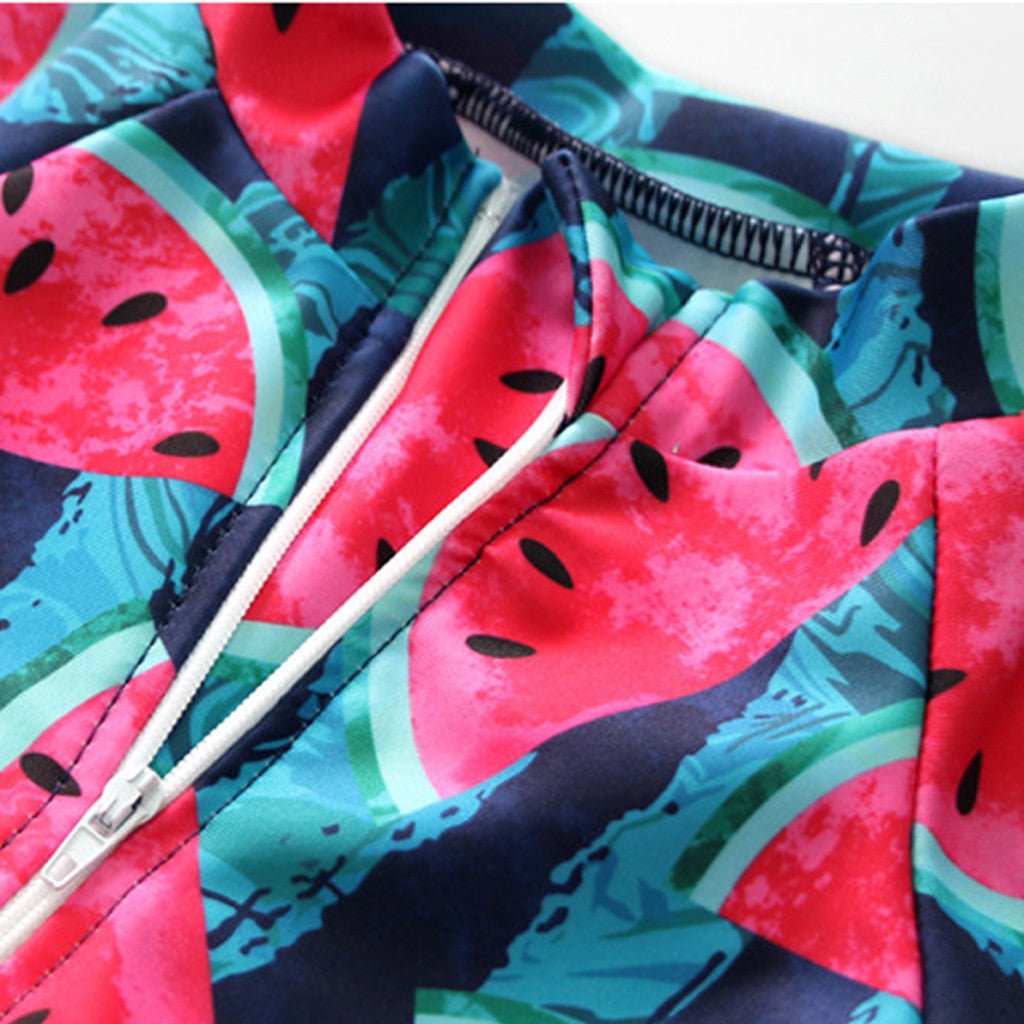 Cool Watermelon Children's Swimwear - Long Sleeve Baby Girl Beach Set - Aqova