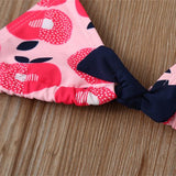 Cute Girls Split Swimsuit - Fashionable Nylon Swimwear for Summer Fun - Aqova