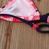 Cute Girls Split Swimsuit - Fashionable Nylon Swimwear for Summer Fun - Aqova