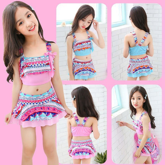 Cute Kids Swimsuit Bikini - Comfortable Polyester Swimwear for Babies - Aqova