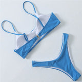European American Split Swimwear - Stylish Nylon for All Sizes - Aqova