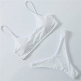 European American Split Swimwear - Stylish Nylon for All Sizes - Aqova