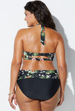 European and American floral bikini - Aqova