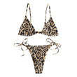 European And American Ladies Split Print Bikini Swimsuit - Aqova