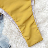 European And American Swimsuit With Triangle Strap - Aqova