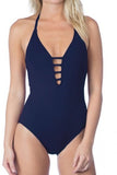 European Style One Piece Swimsuit - Diamond Shaped Print, Perfect Fit - Aqova