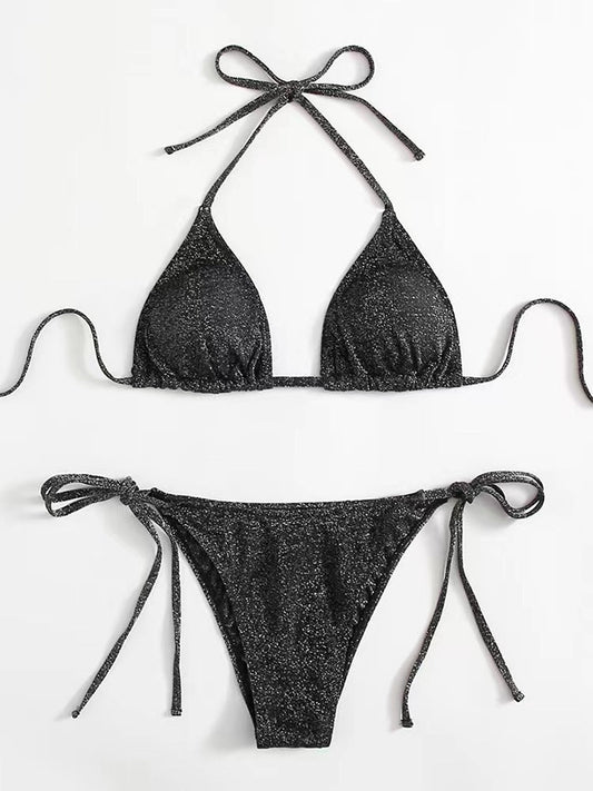 Fashion Bikini Split Bandage Swimsuit - Aqova