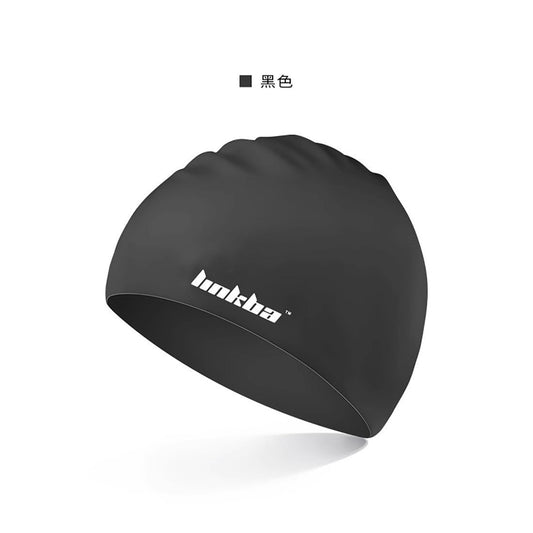 Fashion Professional Waterproof Swimming Cap - Silicone Earmuffs Included - Aqova