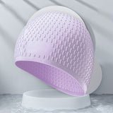 Fashion Silicone Water Drop Swimming Cap - Adult Swimwear in 9 Colors - Aqova