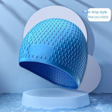 Fashion Silicone Water Drop Swimming Cap - Adult Swimwear in 9 Colors - Aqova