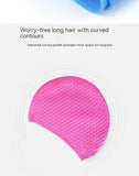 Fashion Silicone Water Drop Swimming Cap - Adult Swimwear in 9 Colors - Aqova