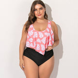 Fat woman plus fat split swimsuit - Aqova