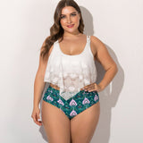 Fat woman plus fat split swimsuit - Aqova