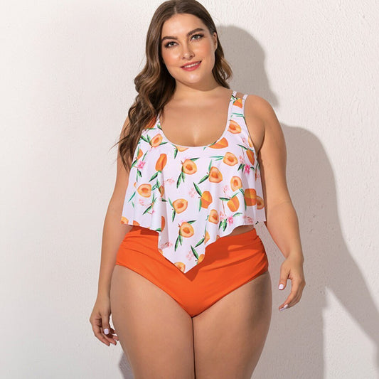 Fat woman plus fat split swimsuit - Aqova