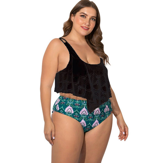 Fat woman plus fat split swimsuit - Aqova