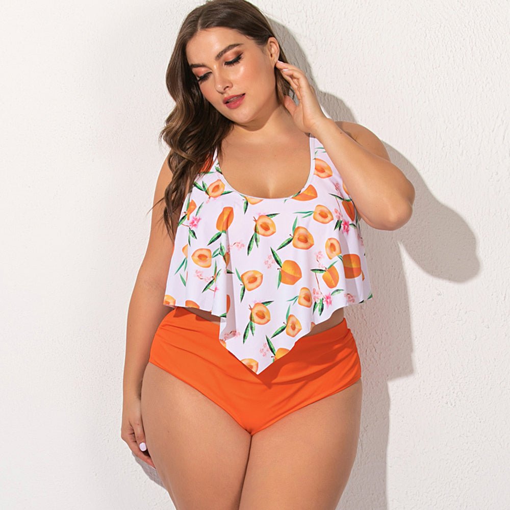 Fat woman plus fat split swimsuit - Aqova