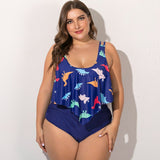 Fat woman plus fat split swimsuit - Aqova