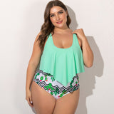 Fat woman plus fat split swimsuit - Aqova