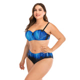 Fat woman underwire big cup ladies swimsuit - Aqova