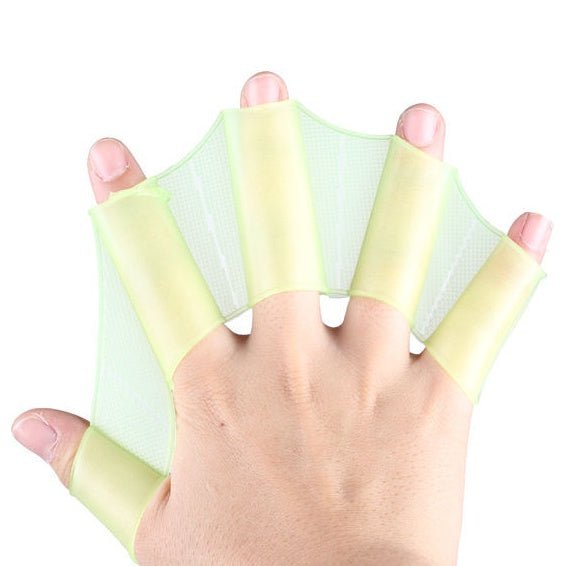 Frog Silicone Handcuffs - Swim Faster with Hydrodynamic Webbed Design - Aqova