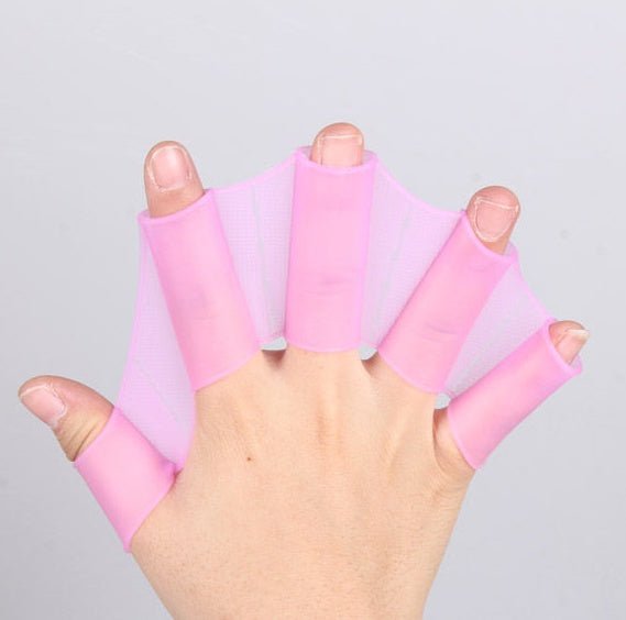 Frog Silicone Handcuffs - Swim Faster with Hydrodynamic Webbed Design - Aqova