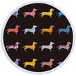 Geometric Dog Microfiber Beach Towel - Soft, Lightweight, Quick - Dry - Aqova