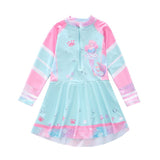 Girls' Dress - Style Long - Sleeved Swimsuit - Comfortable and Stylish Swimwear - Aqova