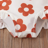 Girl's Floral Graphic Print Open Back Swimsuit - Comfortable Swimwear - Aqova