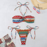 Halter Women's Split Bikini Swimsuit - Aqova