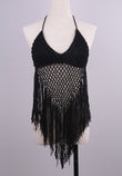 Hand - woven Beach Hollow Tassel Split Swimsuit Set Factory Direct Sales - Aqova