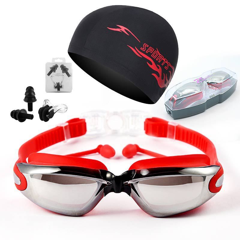 HD Waterproof Swimming Glasses - Non - Fogging, Large Frame for Men & Women - Aqova