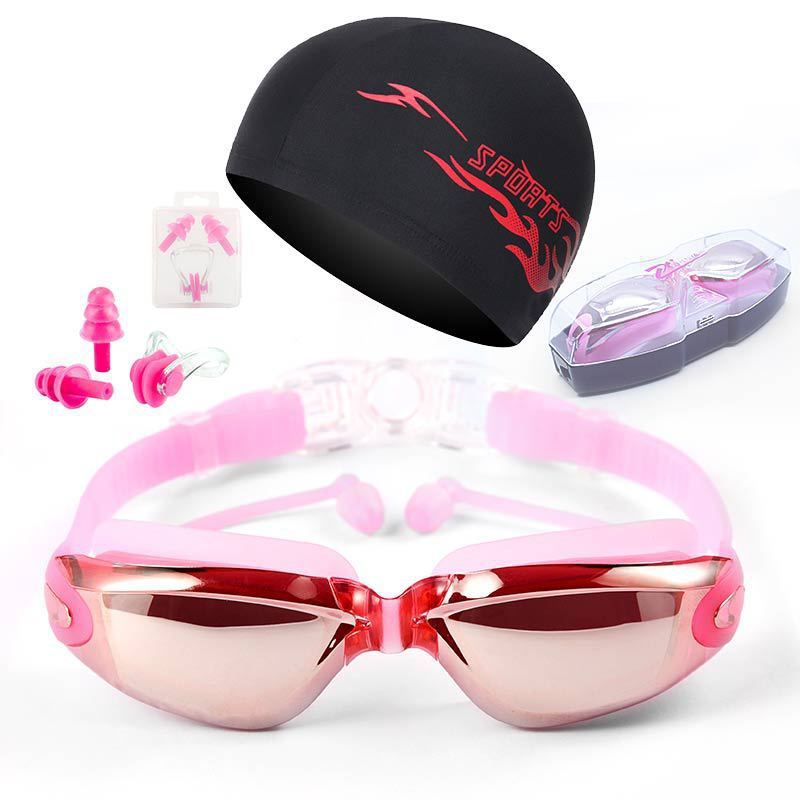 HD Waterproof Swimming Glasses - Non - Fogging, Large Frame for Men & Women - Aqova