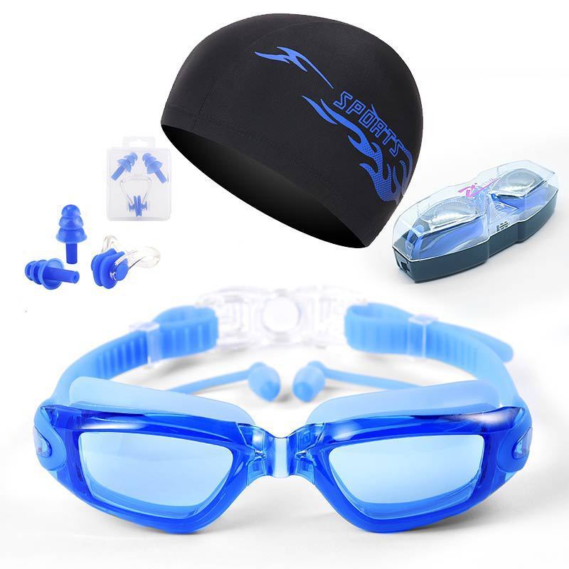 HD Waterproof Swimming Glasses - Non - Fogging, Large Frame for Men & Women - Aqova