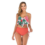 High Waist Bikini - Trendy European Style with Chest Pad Support - Aqova