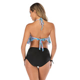 High Waist Bikini - Trendy European Style with Chest Pad Support - Aqova