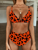 High Waist Printed Bikini - Sexy Swimwear for Trendy Summer Style - Aqova
