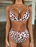 High Waist Printed Bikini - Sexy Swimwear for Trendy Summer Style - Aqova