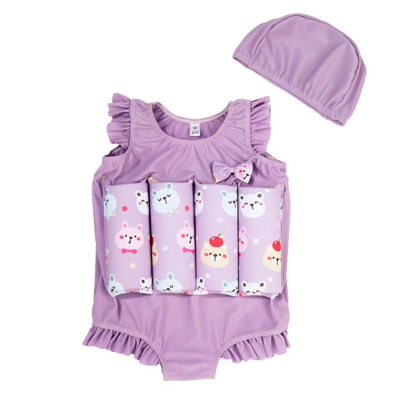 Kids Buoyancy Swimsuit - One - Piece Bathing Suit for Swimming Fun - Aqova