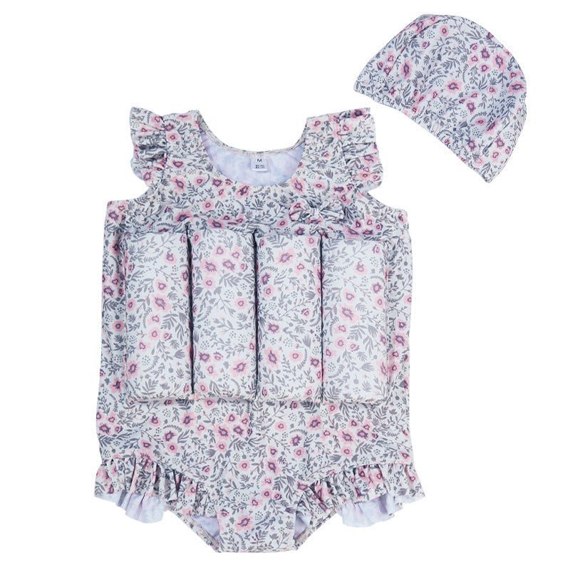 Kids Buoyancy Swimsuit - One - Piece Bathing Suit for Swimming Fun - Aqova