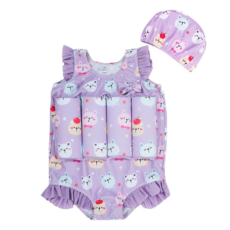 Kids Buoyancy Swimsuit - One - Piece Bathing Suit for Swimming Fun - Aqova