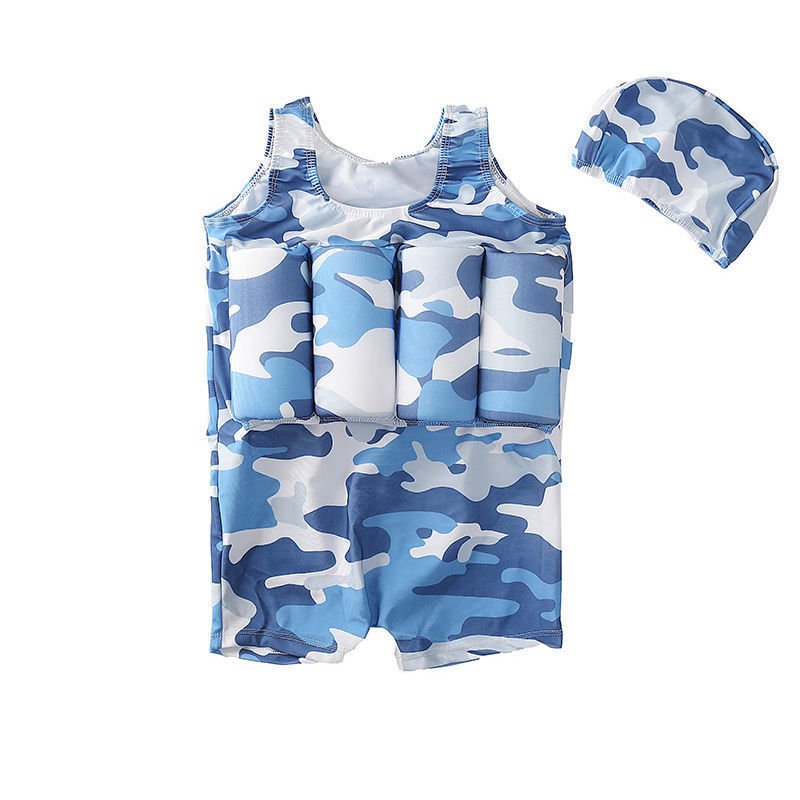 Kids Buoyancy Swimsuit - One - Piece Bathing Suit for Swimming Fun - Aqova