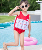 Kids Buoyancy Swimsuit - One - Piece Bathing Suit for Swimming Fun - Aqova
