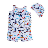 Kids Buoyancy Swimsuit - One - Piece Bathing Suit for Swimming Fun - Aqova
