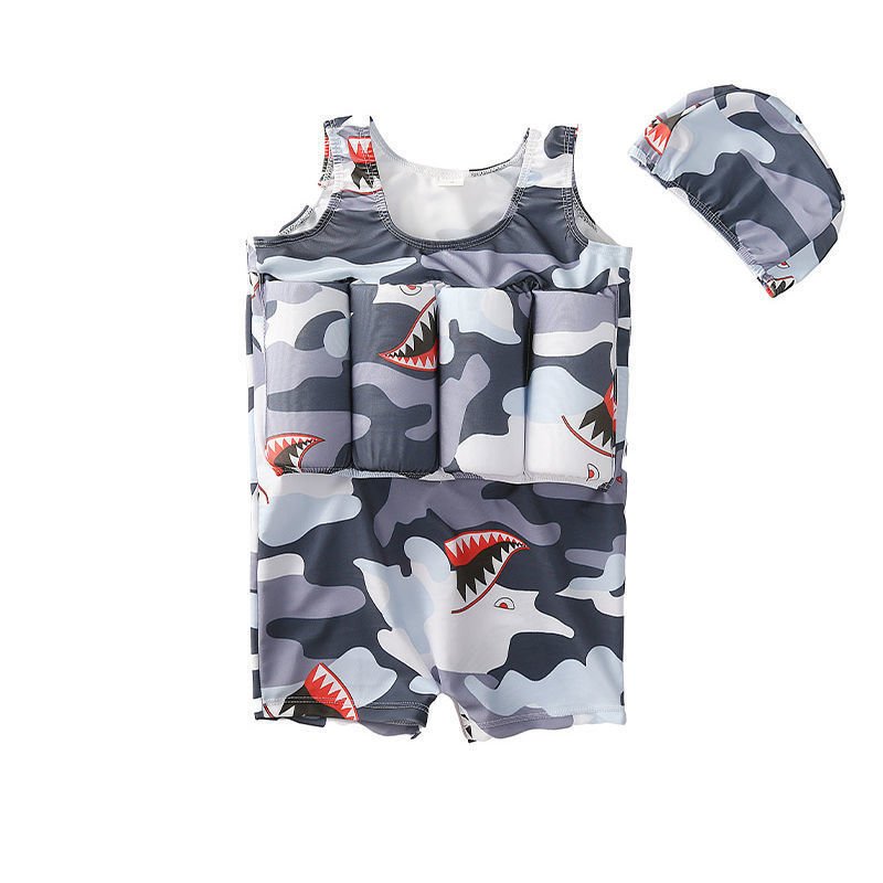 Kids Buoyancy Swimsuit - One - Piece Bathing Suit for Swimming Fun - Aqova