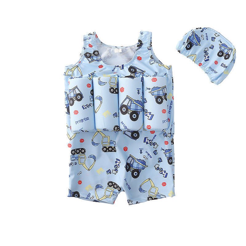 Kids Buoyancy Swimsuit - One - Piece Bathing Suit for Swimming Fun - Aqova