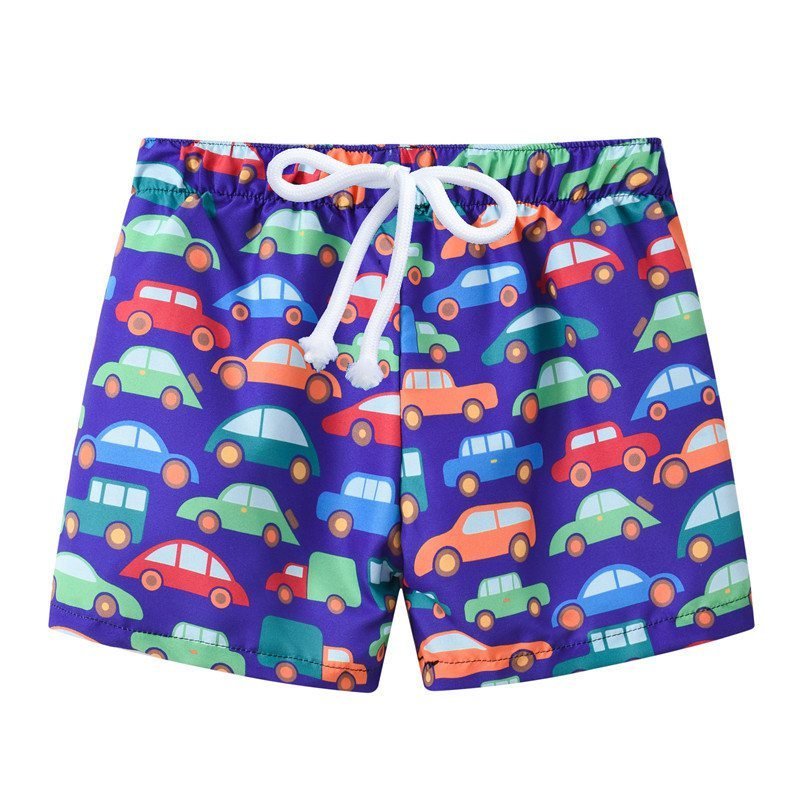 Kids' Cartoon Printed Swim Shorts - Cute Beach Pants for Ages 3 - 8 - Aqova