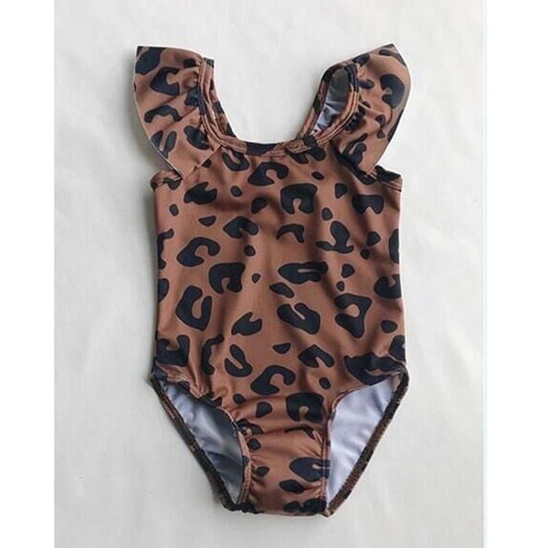 Kids' Leopard Print Swimsuit - Trendy Swimwear for Little Fashionistas - Aqova