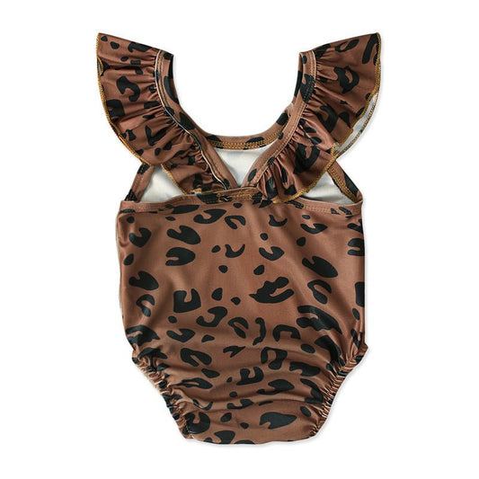 Kids' Leopard Print Swimsuit - Trendy Swimwear for Little Fashionistas - Aqova