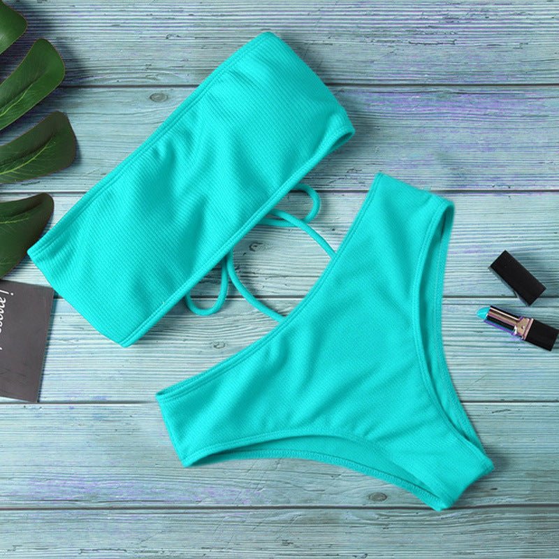 Ladies Bikini One Piece Solid Color - Aqova